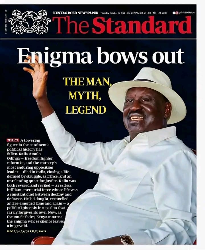REST IN PEACE RT. RAILA AMOLO ODINGA